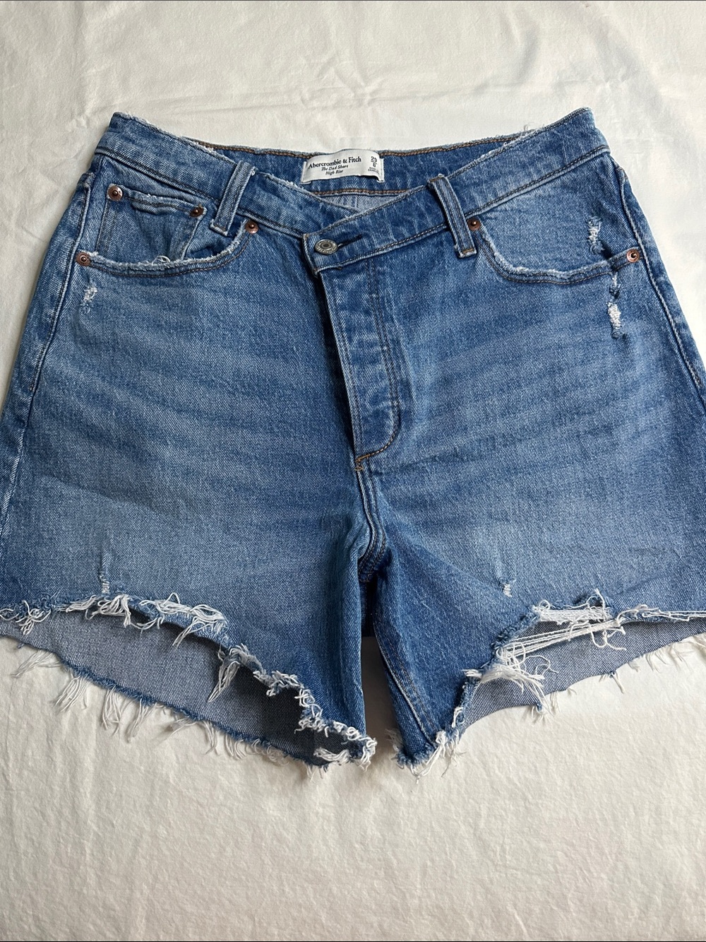 Abercrombie & Fitch High Rise Dad Short Size 29 - Picture 1 of 8